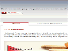 Tablet Screenshot of nationalinfusion.com